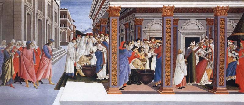 Sandro Botticelli incidents in the life of Saint Zenobius